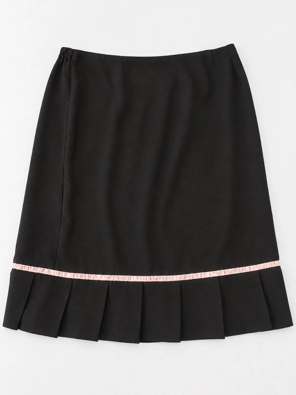 Class of 2001-Coded JMS Collection Black Pink Ribbon Pleated Skirt Coquette Plus